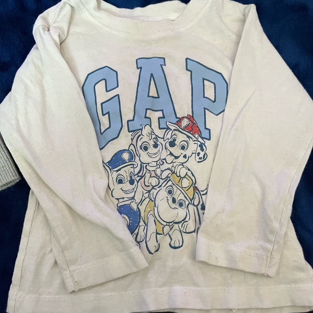 Gap 12-18 months paw patrol shirt